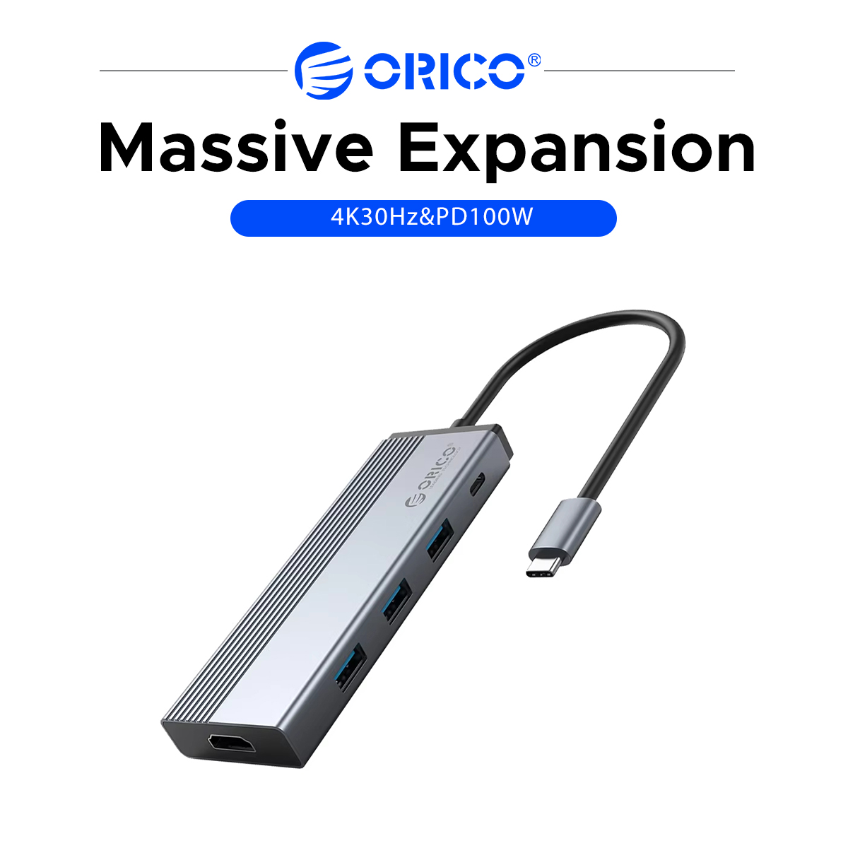 Laptop Accessories Hub - ORICO 5 w 1 Hub USB