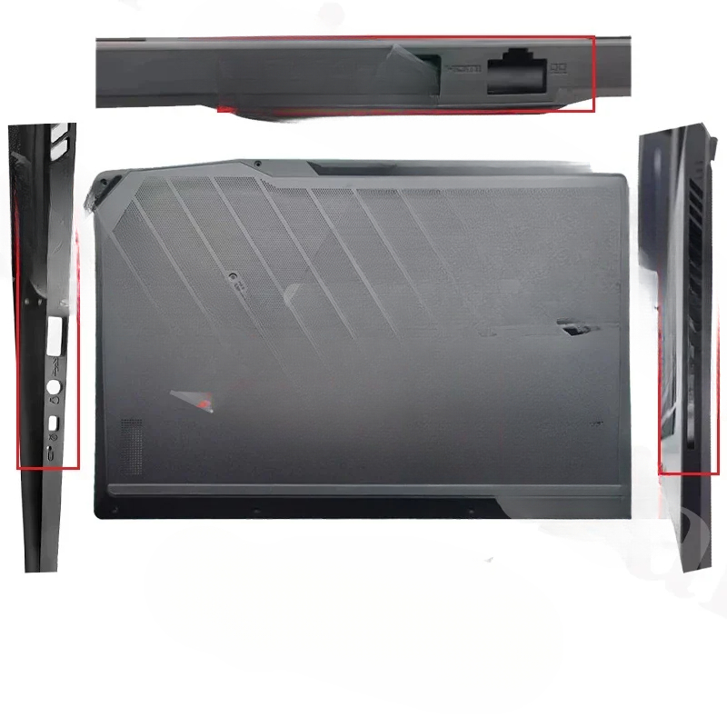 Laptop Accessories Msi - NOWA Tylna Pokrywa LCD, Przednia Ramka,