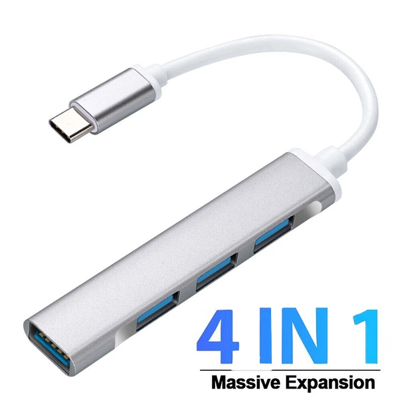 Laptop Accessories Hub - Hub rozszerzający 4-w-1 typu C, 4-portowy