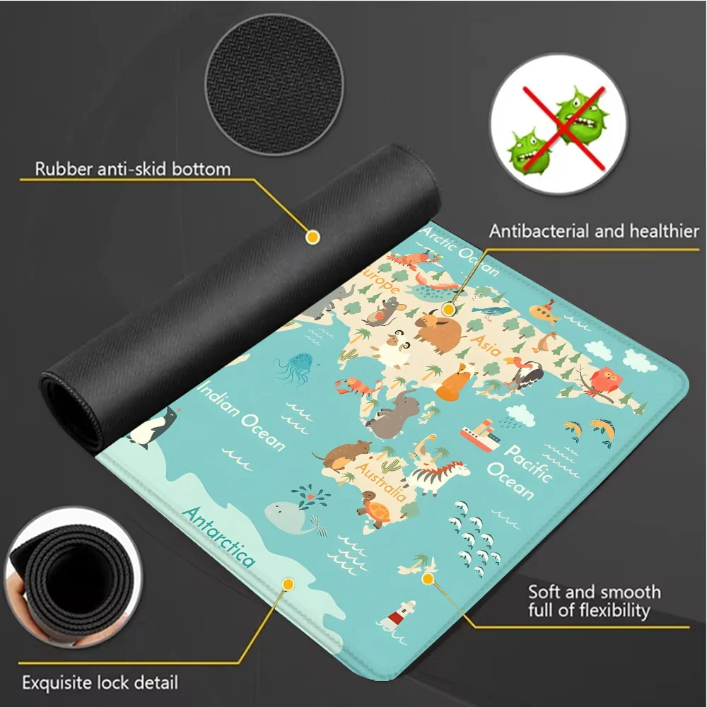 Podkładka pod mysz z mapą świa – Laptop Accessories Design recenzja i cena