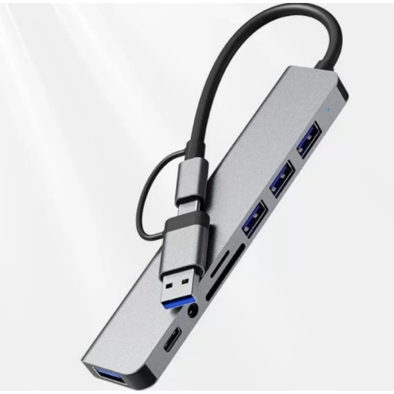 Dwugłowicowy Hub USB-C 8-w-1 z – Laptop Accessories Hub recenzja i cena