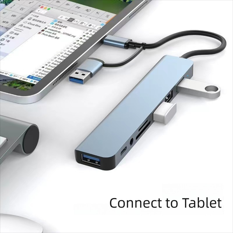 Rozgałęźnik USB C 8 w 2, Hub U – Laptop Accessories Hub recenzja i cena