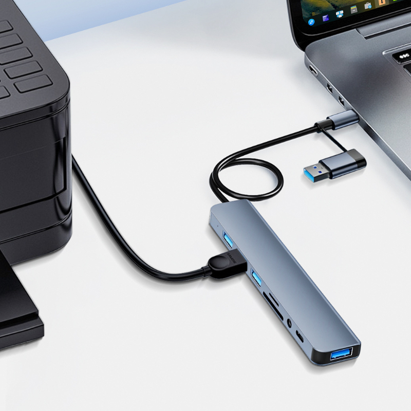 Rozgałęźnik USB C 8 w 2, Hub U – Laptop Accessories Hub recenzja i cena