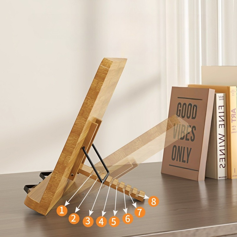 Drewniany stojak na książki, w – Laptop Related Accessories recenzja i cena