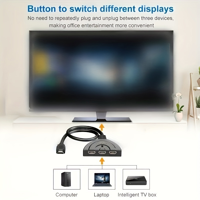 4K * 2K 3-portowy przełącznik  – Laptop Accessories Hub recenzja i cena