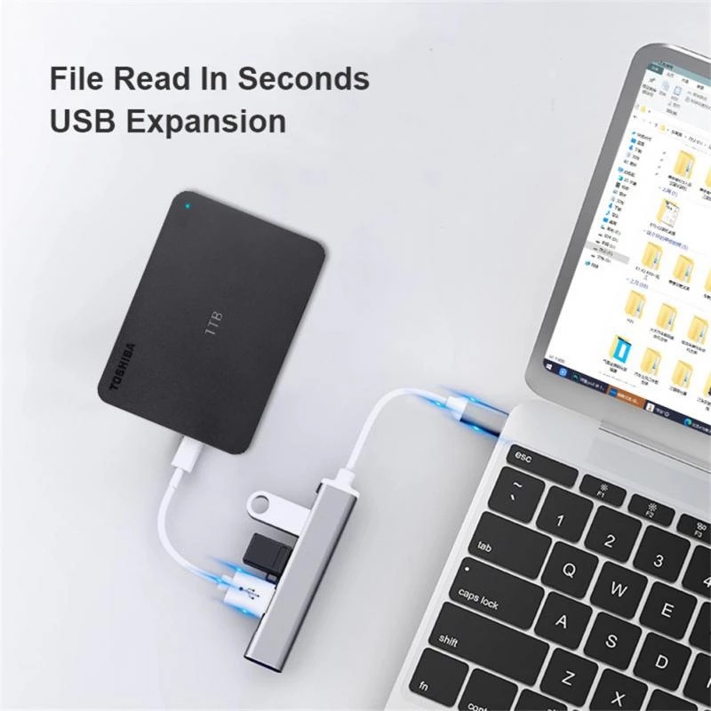 Hub rozszerzający 4-w-1 typu C – Laptop Accessories Hub recenzja i cena