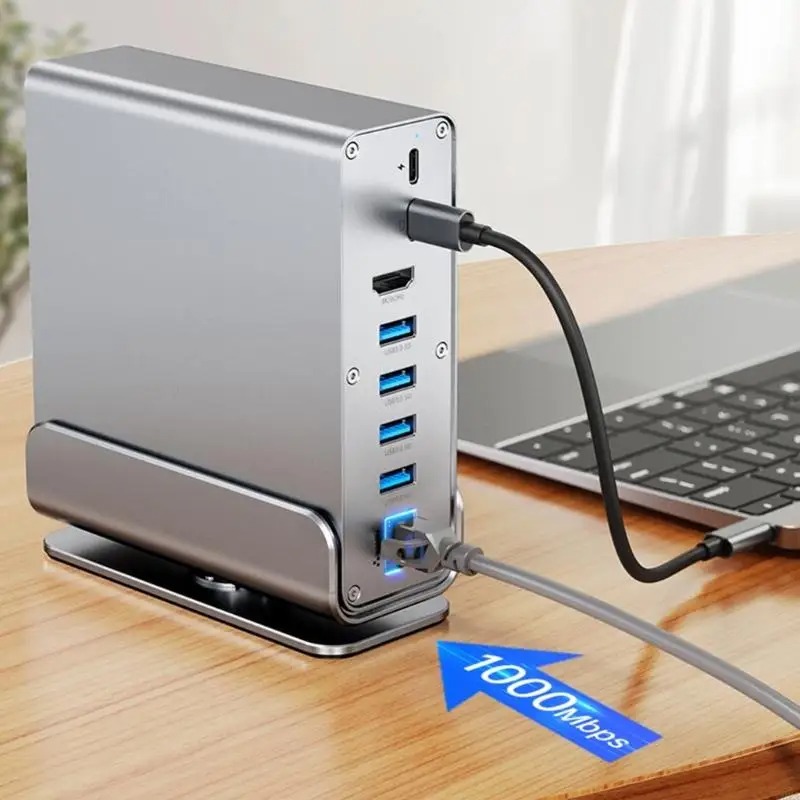 Hub USB-C 15 w 1, stacja dokuj – Mac Laptop Accessories recenzja i cena