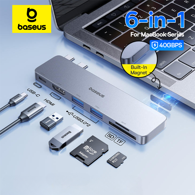 Baseus Dual USB-C Hub to HDMI- – Mac Laptop Accessories recenzja i cena