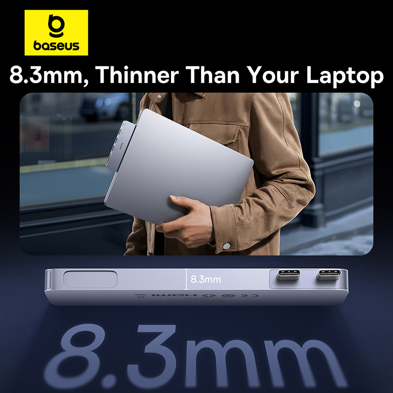 Baseus Dual USB-C Hub to HDMI- – Mac Laptop Accessories recenzja i cena