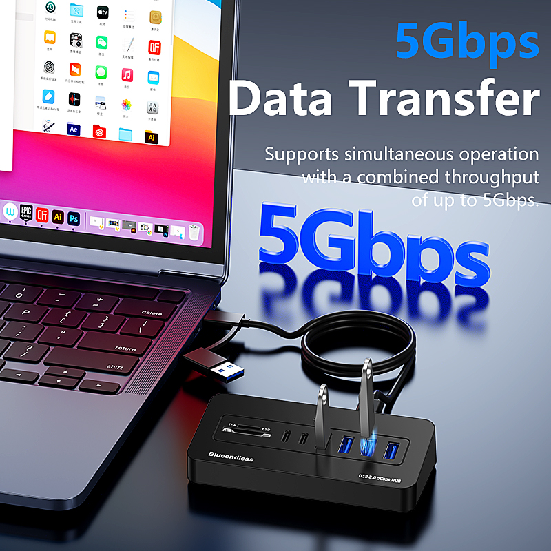 Blueendless Wieloportowy Hub U – Mac Laptop Accessories recenzja i cena