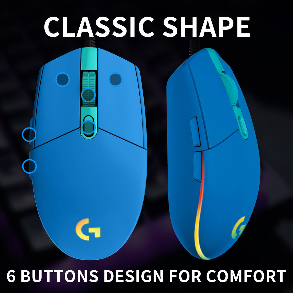 Mysz przewodowa do gier Logite – Logitech Mouse G203 recenzja i cena